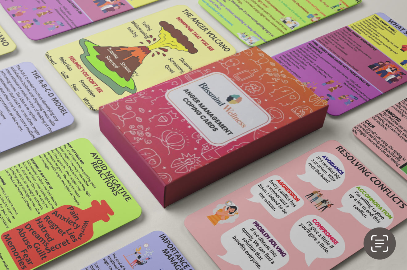 Anger Management Coping Cards