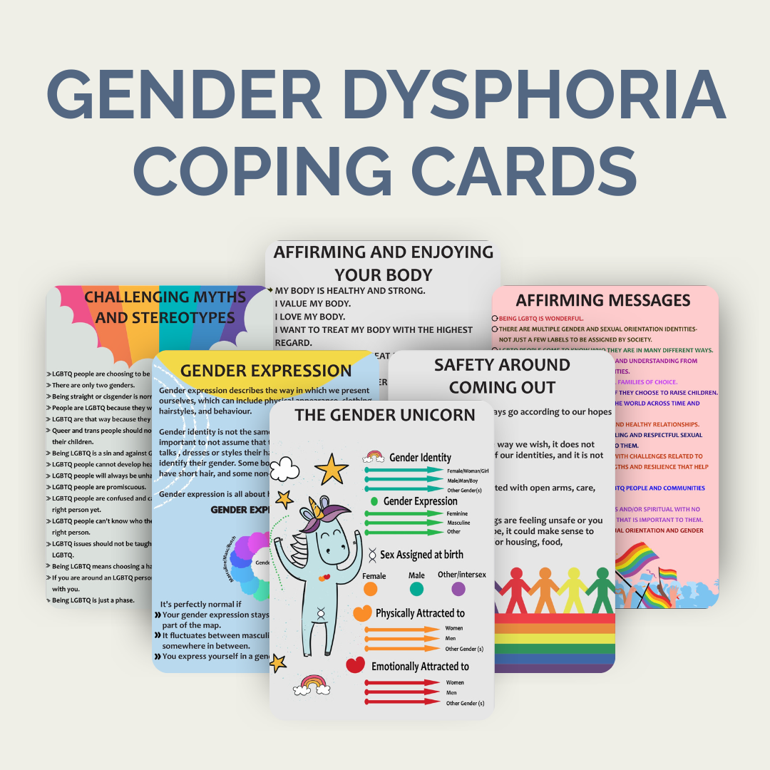 Gender Dysphoria Coping Cards