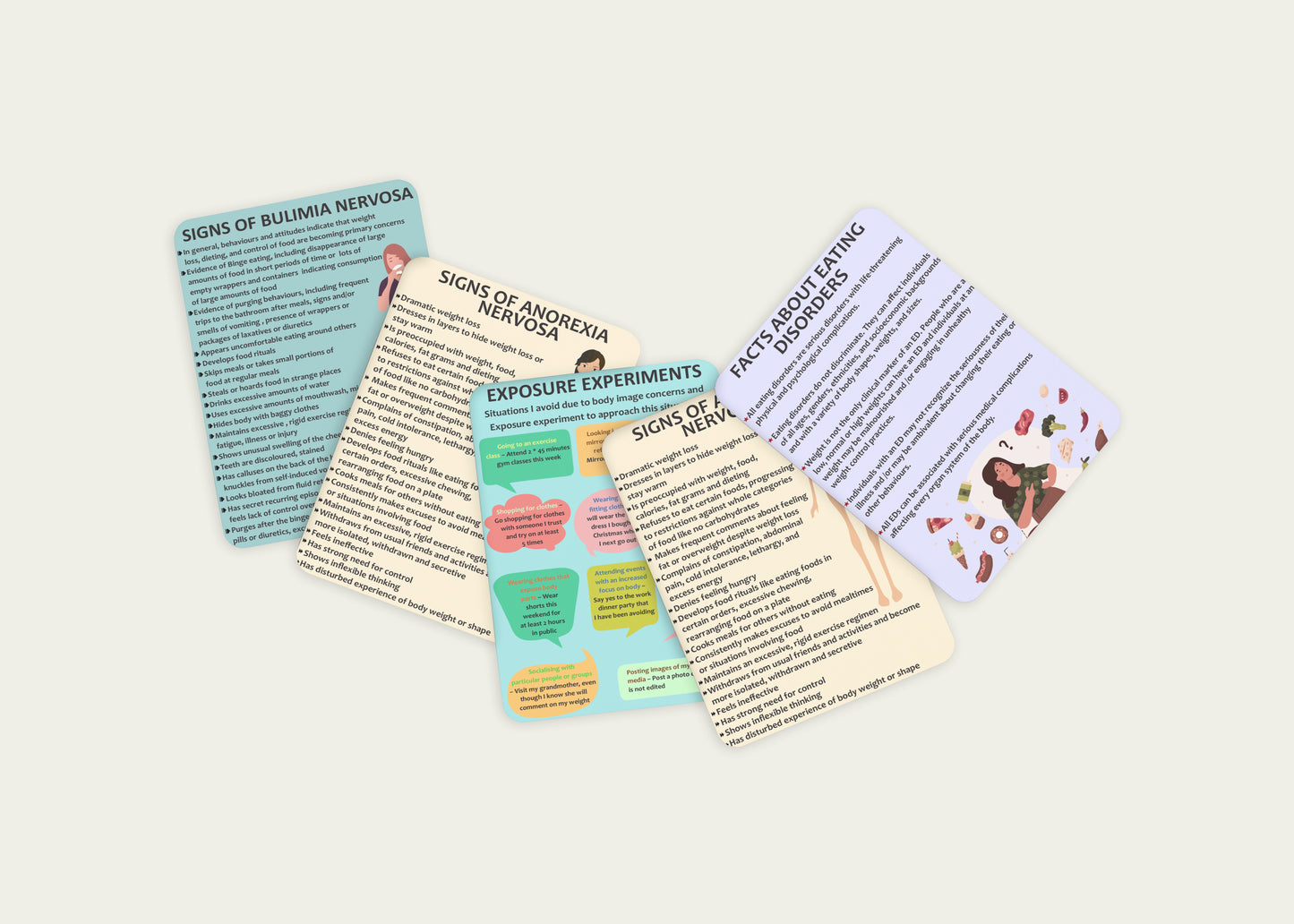 Eating Disorder Coping Cards