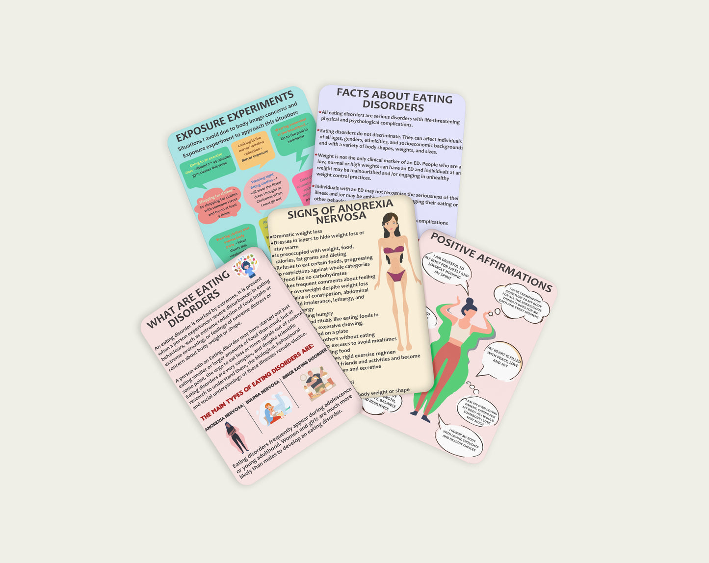 Eating Disorder Coping Cards