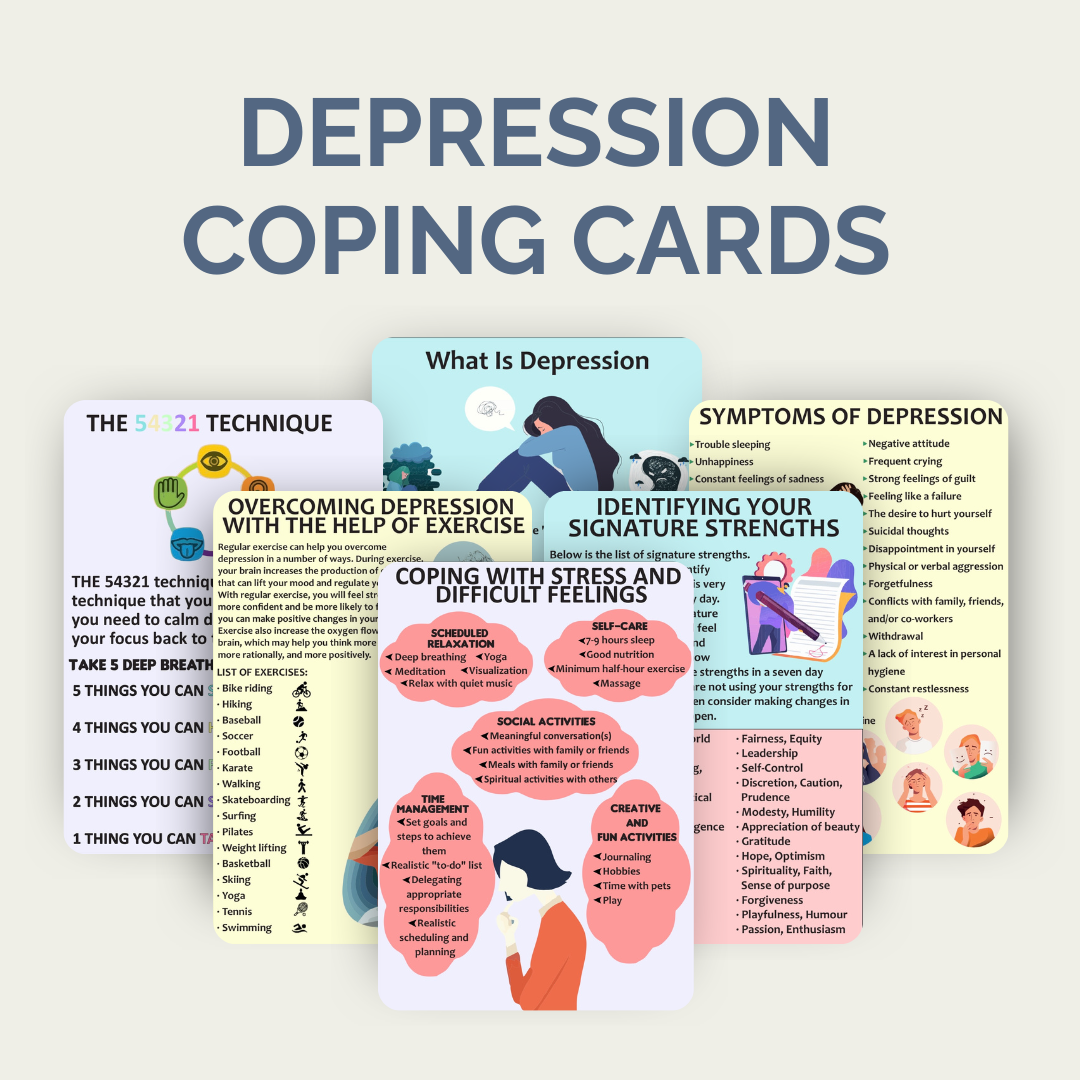Depression Coping Cards
