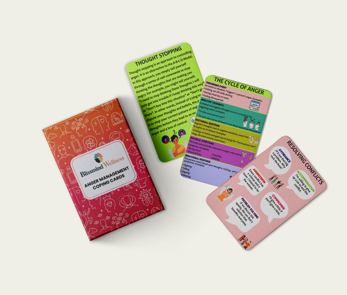 Anger Management Coping Cards