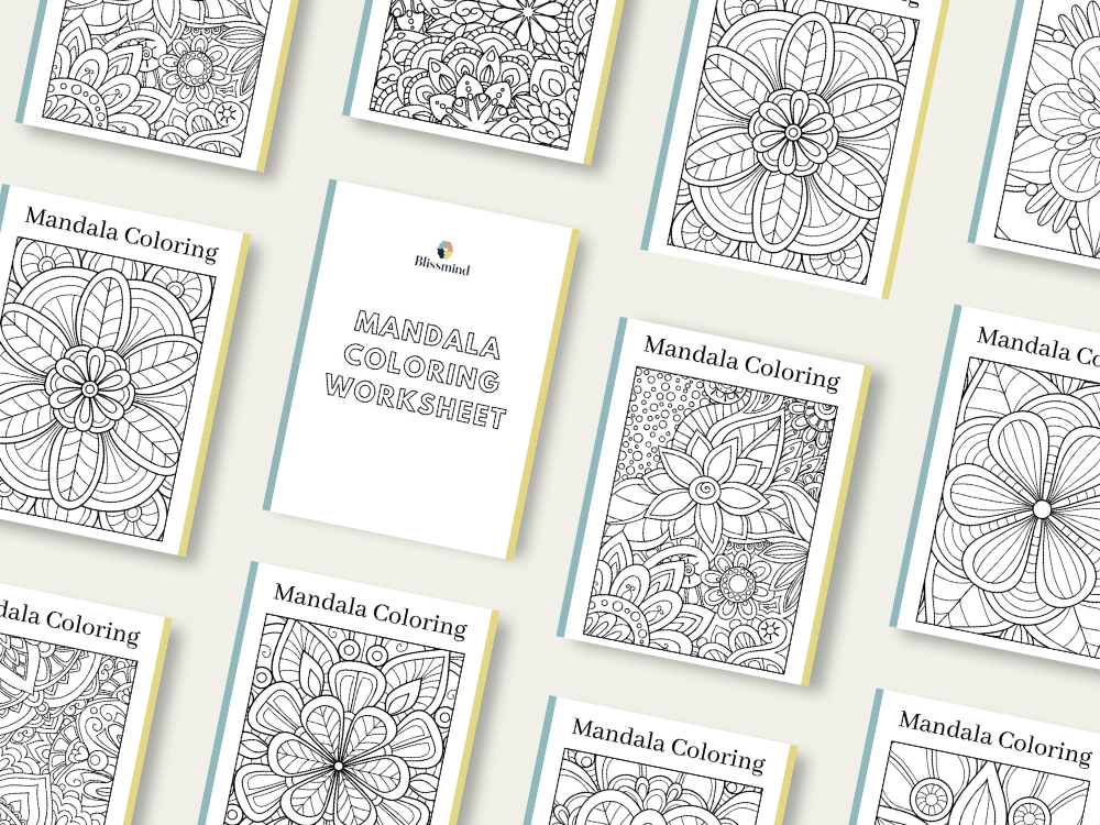 Mandala Coloring Worksheet (15 Sheets)