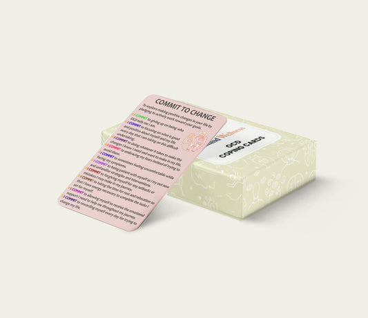OCD Coping Cards, Blissmind Wellness