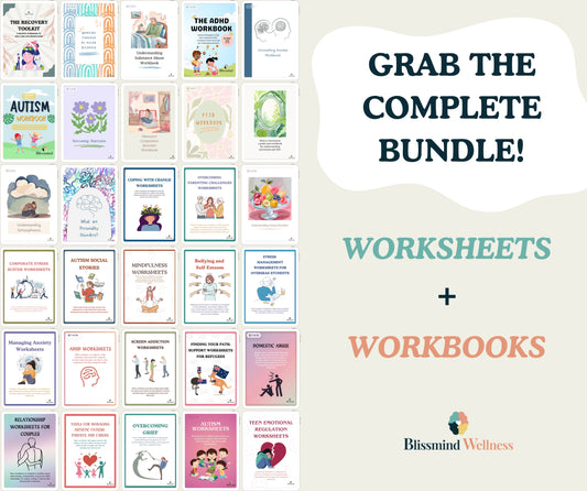 Ultimate Mental Health Mega Bundle (30 digital PDFs)