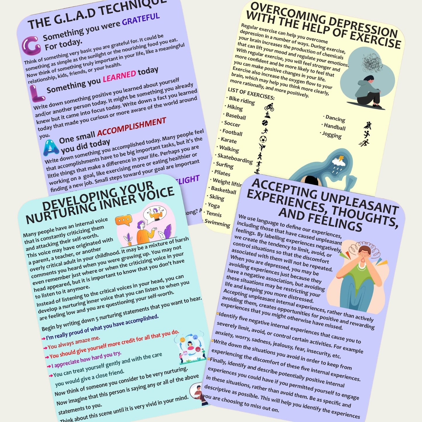 Depression Coping Cards
